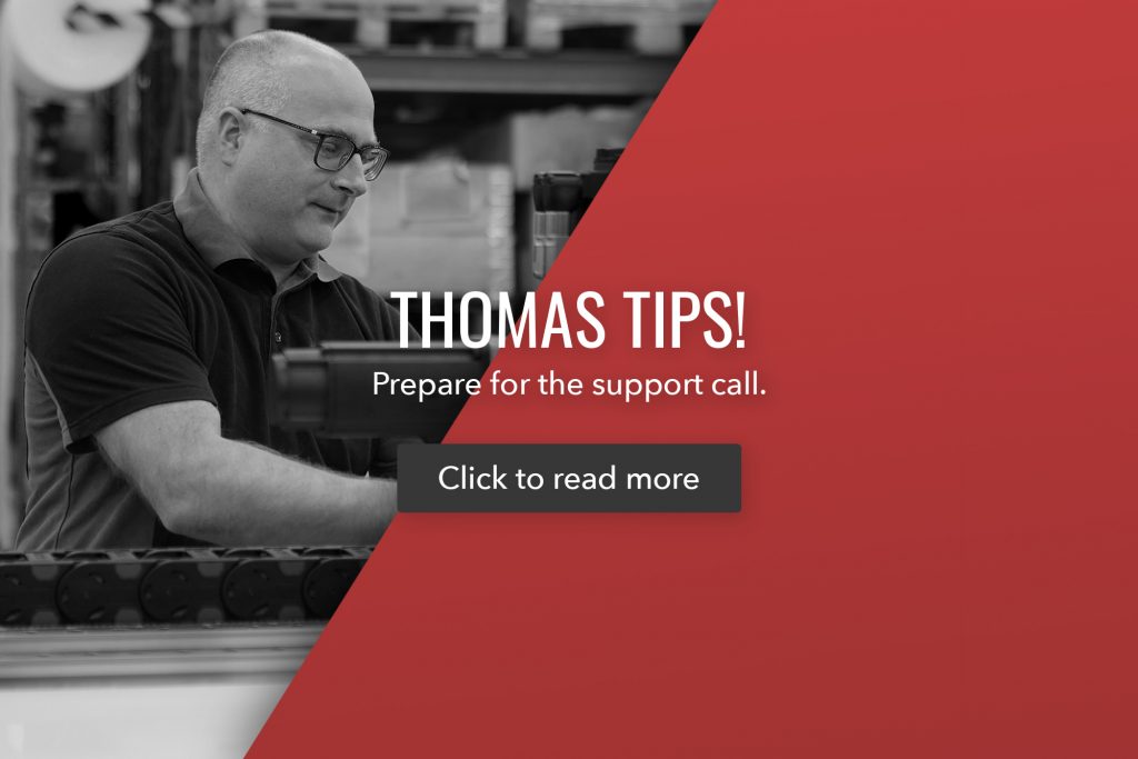 Thomas tips - support för rörbockningsmaskiner