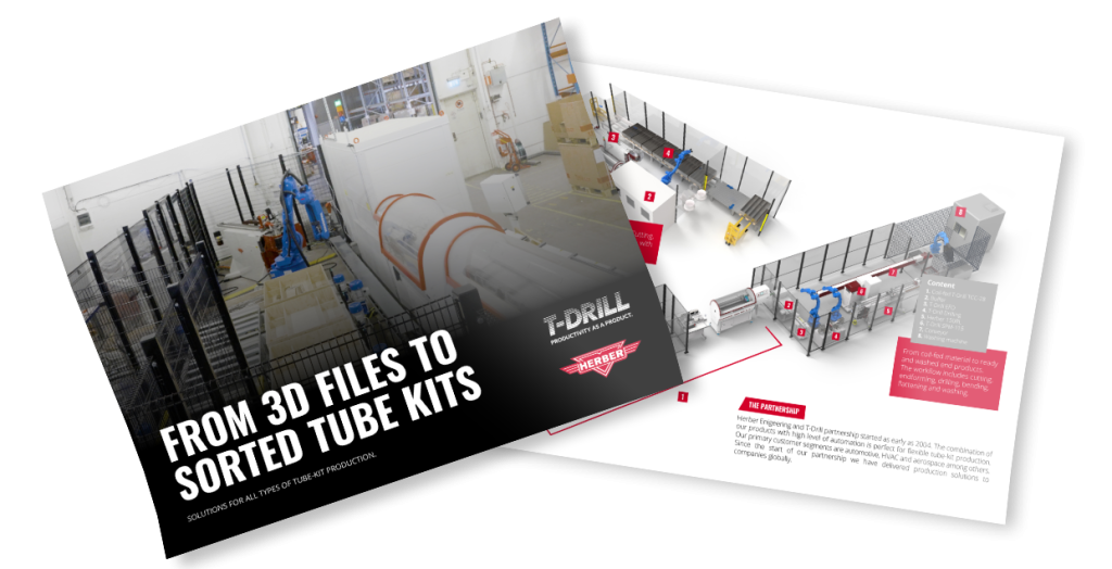 From 3d files to sorted tube kits